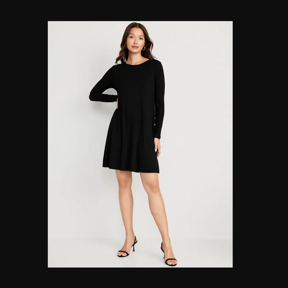 Old Navy Jersey-Knit Mini Swing Dress Size S